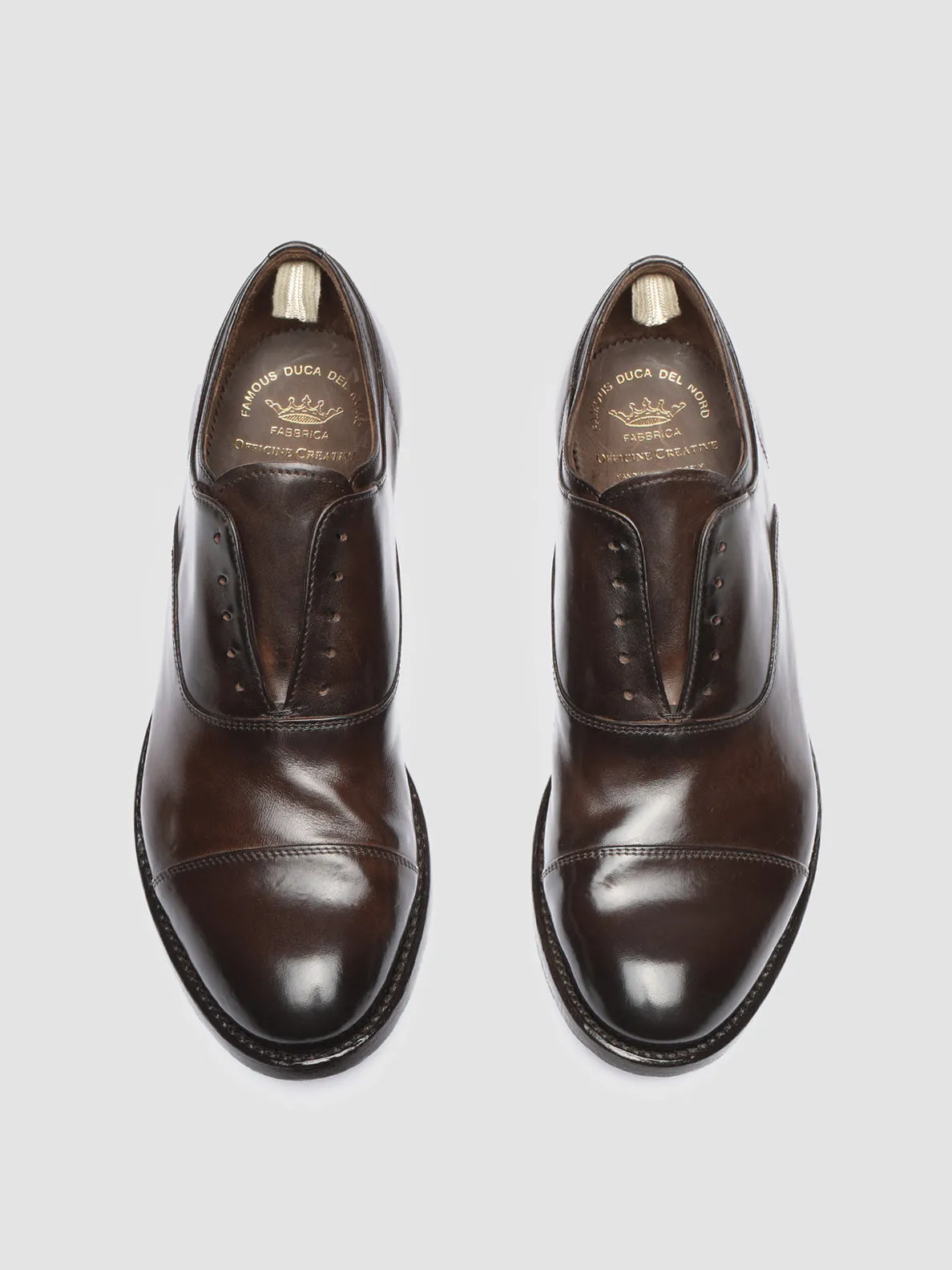 ANATOMIA 08 - Brown Leather Oxford Shoes