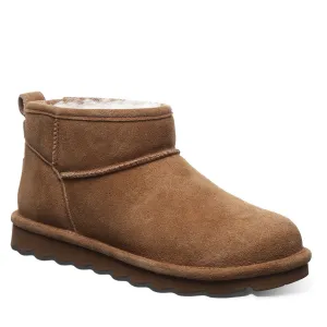 Bearpaw Women's Shorty Fur Boot - Hickory 2860W