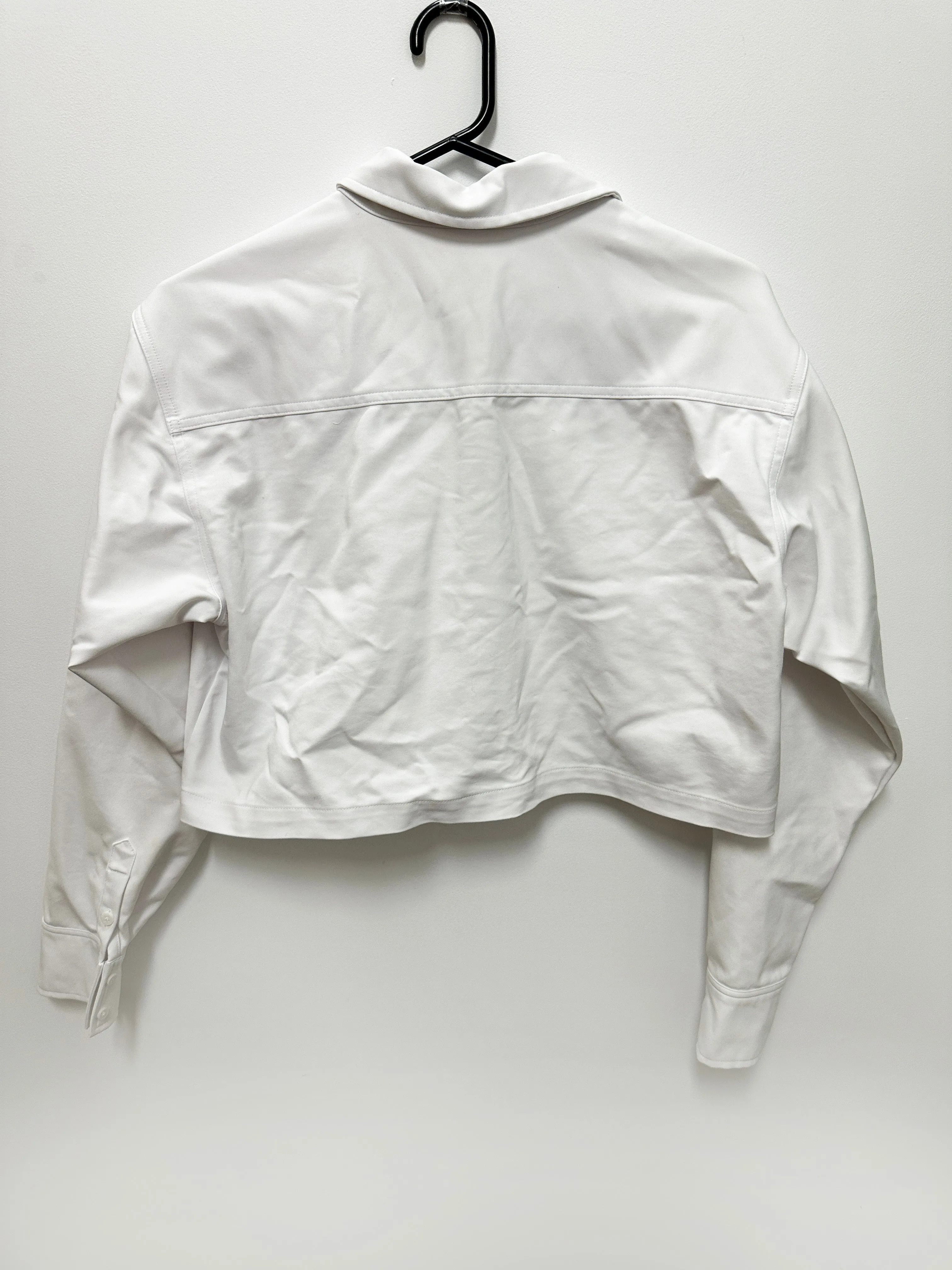 Boxy Crop Shirt in White