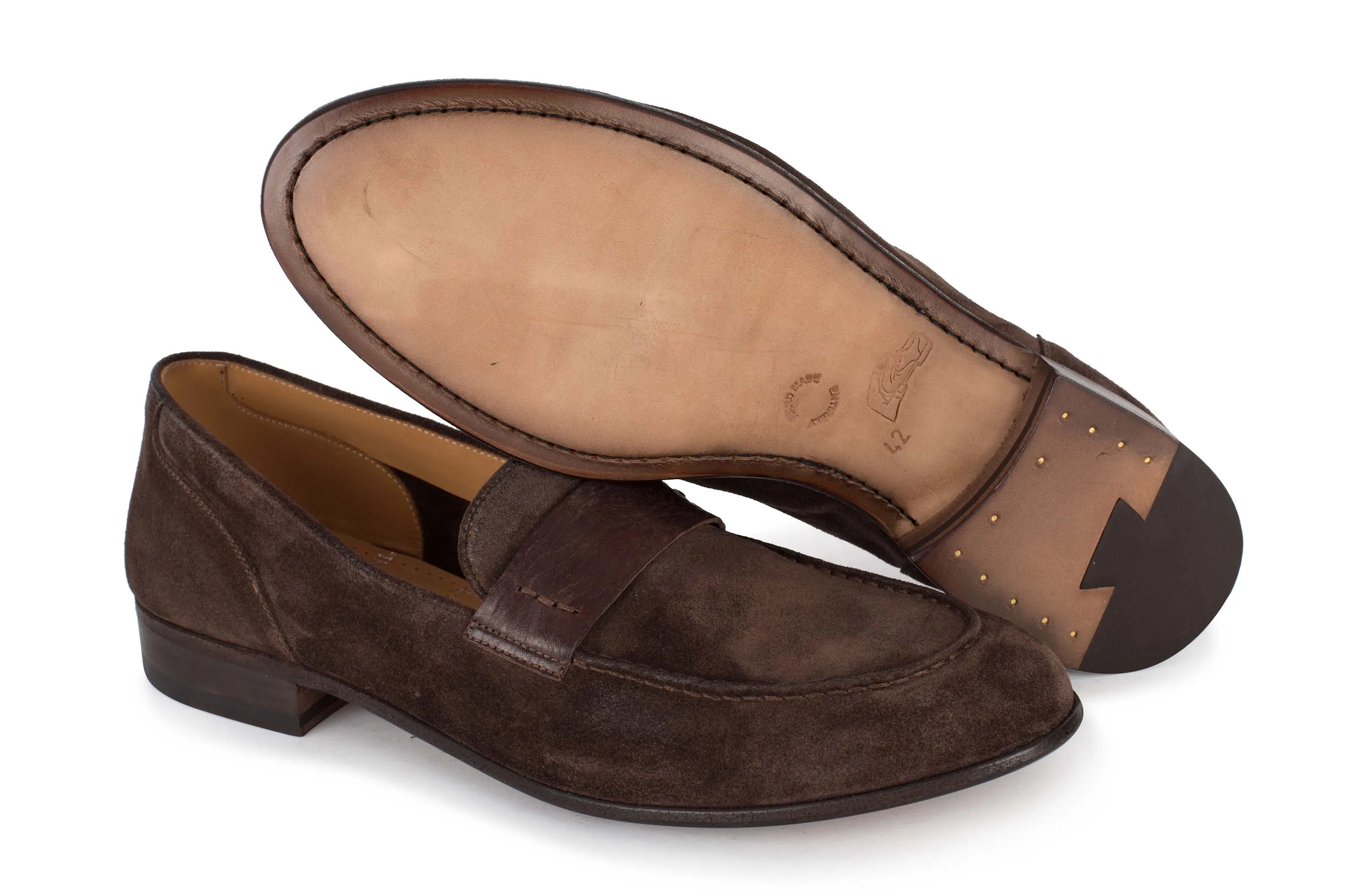 BRIAN 61017<br>Espresso calf loafers