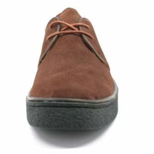 British Walkers Playboy Low Men's Brown Suede Oxfords