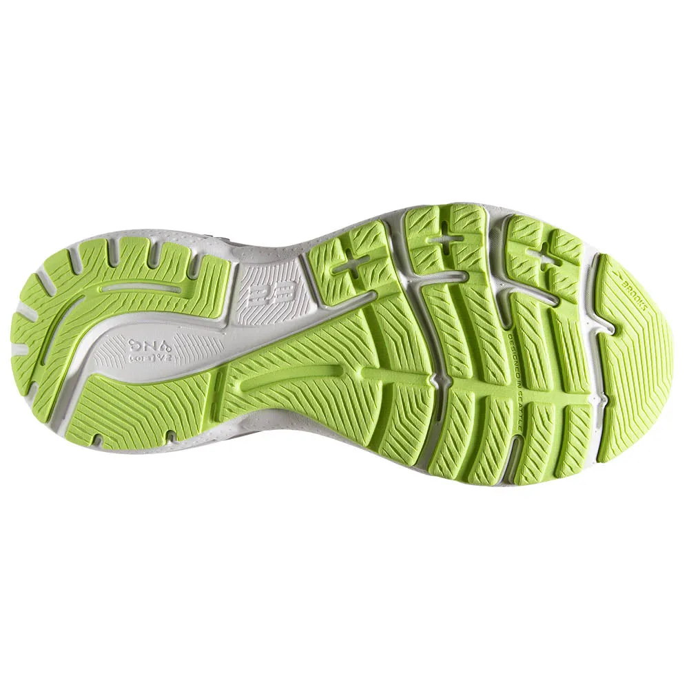 Brooks Adrenaline GTS 23 Wide (Womens) - Black/Gunmetal/Sharp Green