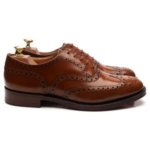 'Burwood' Brown Leather Oxford Brogues UK 7.5 F