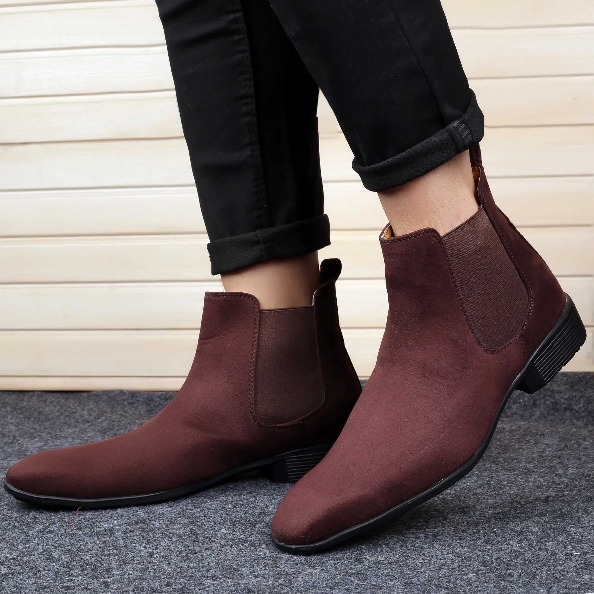 Bxxy's Casual Chelsea Slip-on Boots For Men