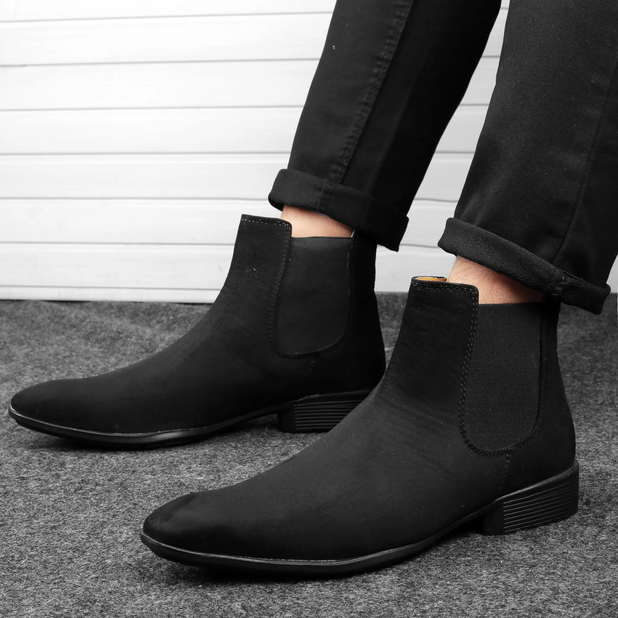 Bxxy's Casual Chelsea Slip-on Boots For Men