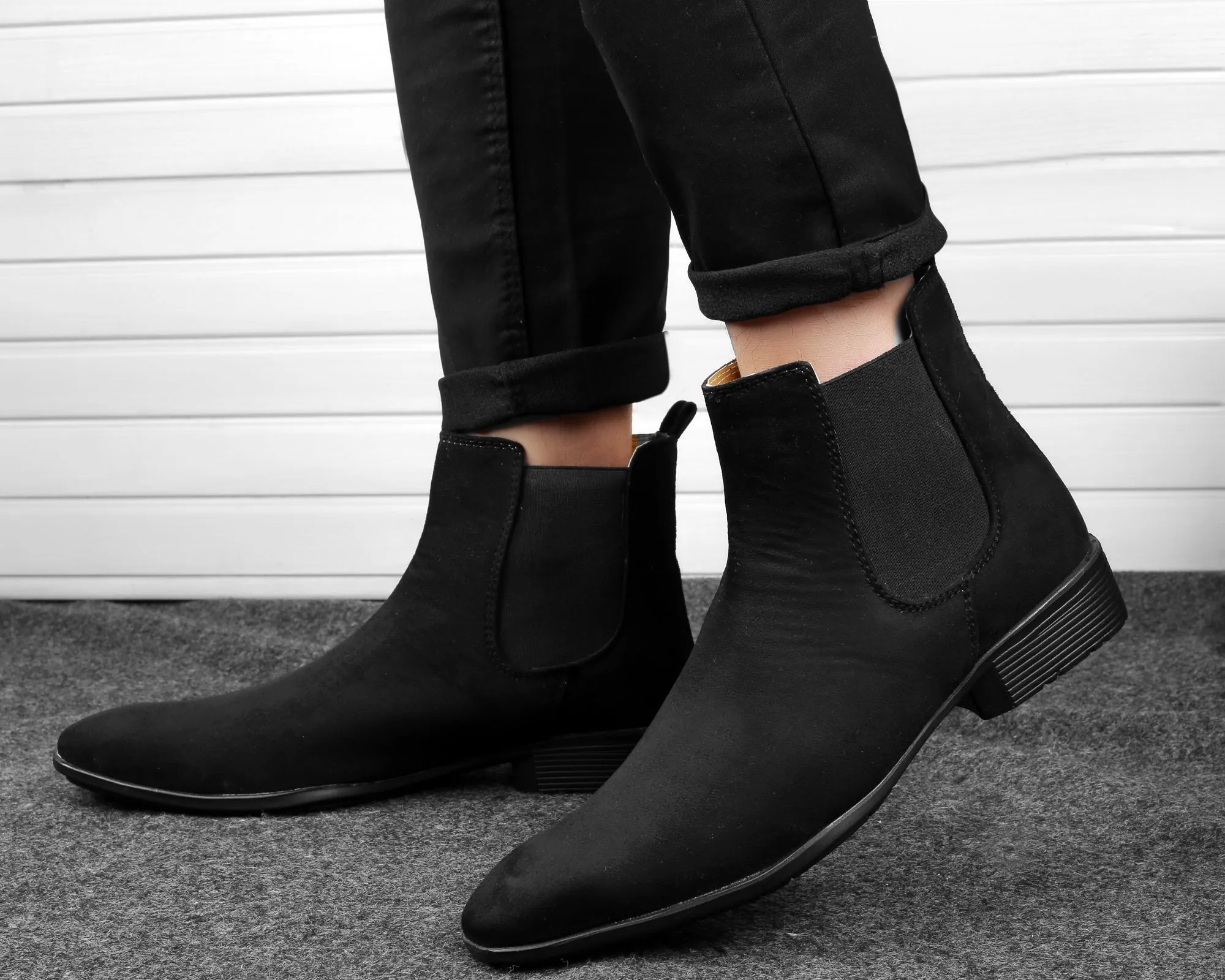 Bxxy's Casual Chelsea Slip-on Boots For Men