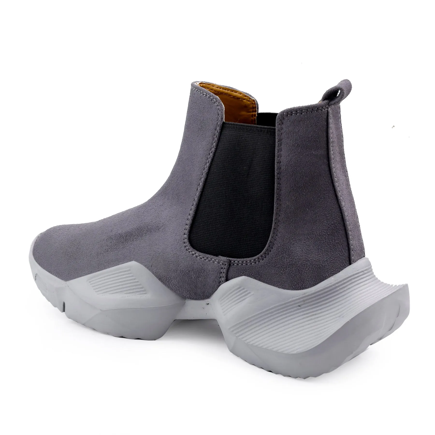 Bxxy's Suede Chelsea Slip-on Boots for Men