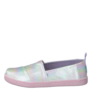 Classic Iridescent Stripe White