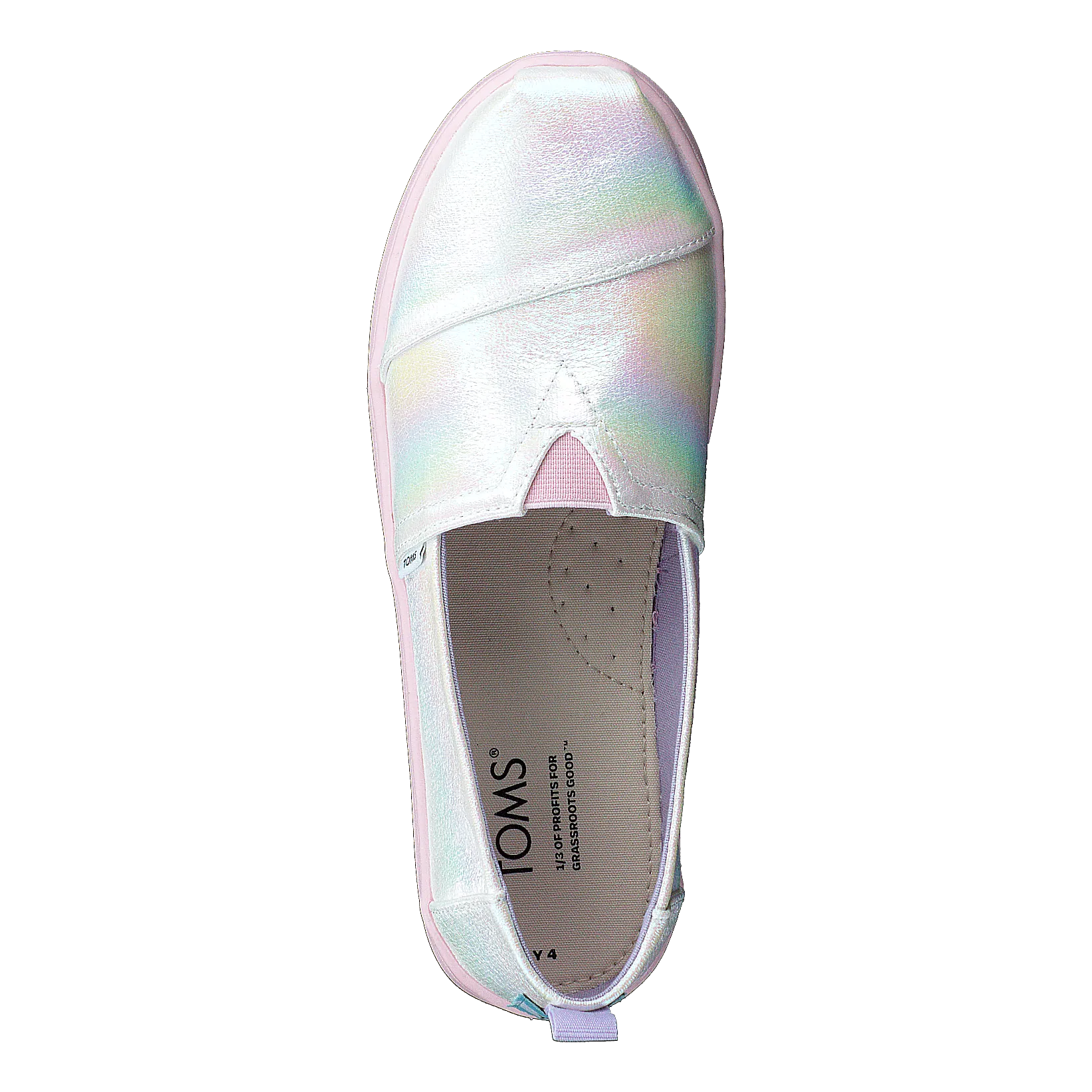 Classic Iridescent Stripe White