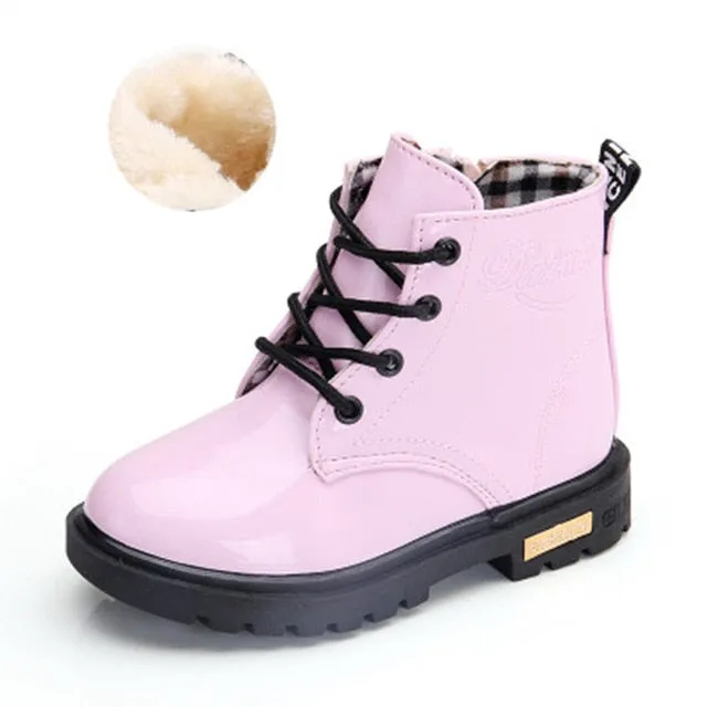 Fashion Toddler Kids Leather Shoes For Boys & Girls