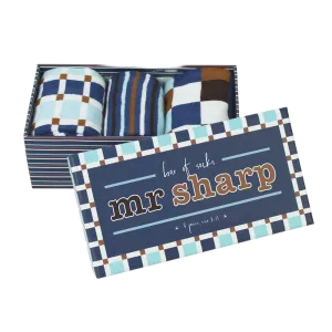 Funky Feet Socks - Mr Sharp 3 pack