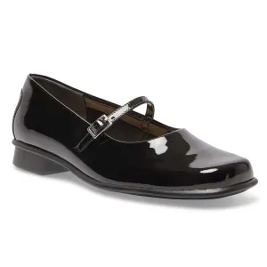 Katrina Flat in Black Patent