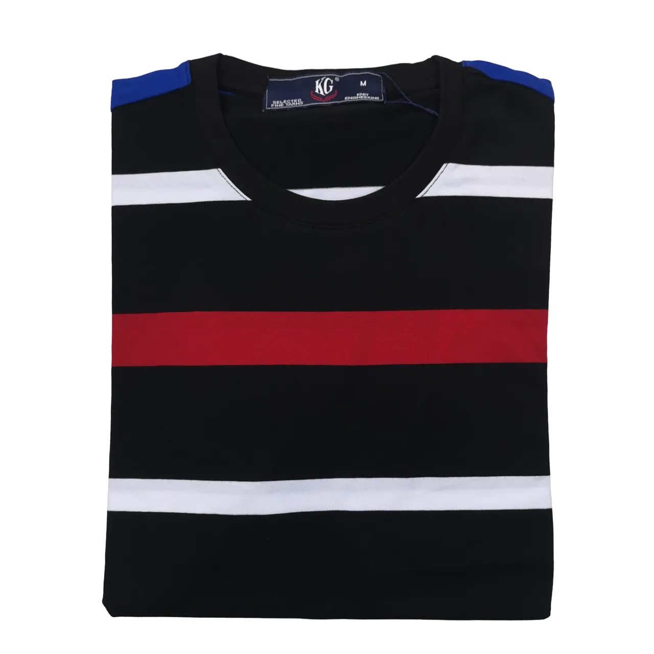 KG Navy Red Crew T Shirt