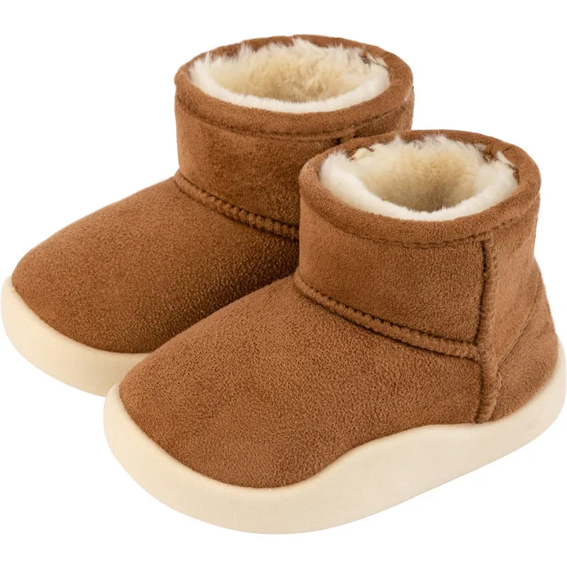 Little Gigglers World Unisex Baby Kids Anti-Skid Warm Winter Boots