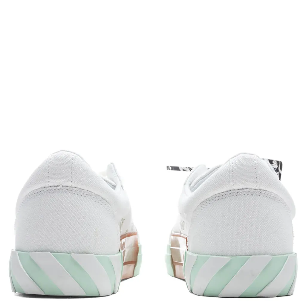 Low Vulcanized Eco Canvas - White/Mint