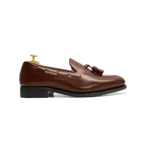 Mayfair Tassel Loafers - Saddle Brown