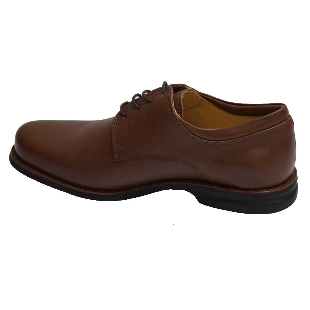 Nelson Plain Toe Chestnut