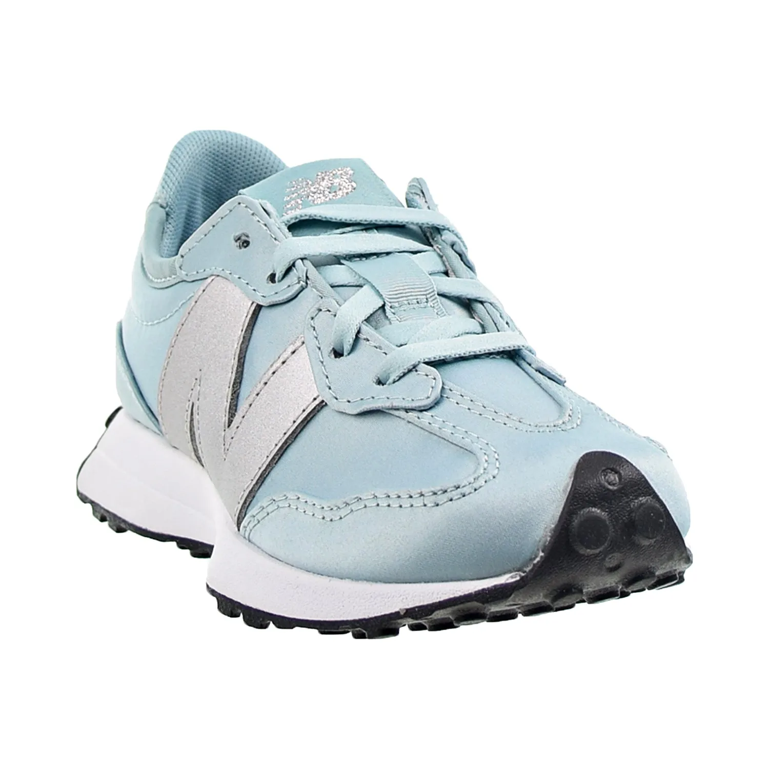 New Balance 327 Little Kids' Shoes Teal Blue-Silver