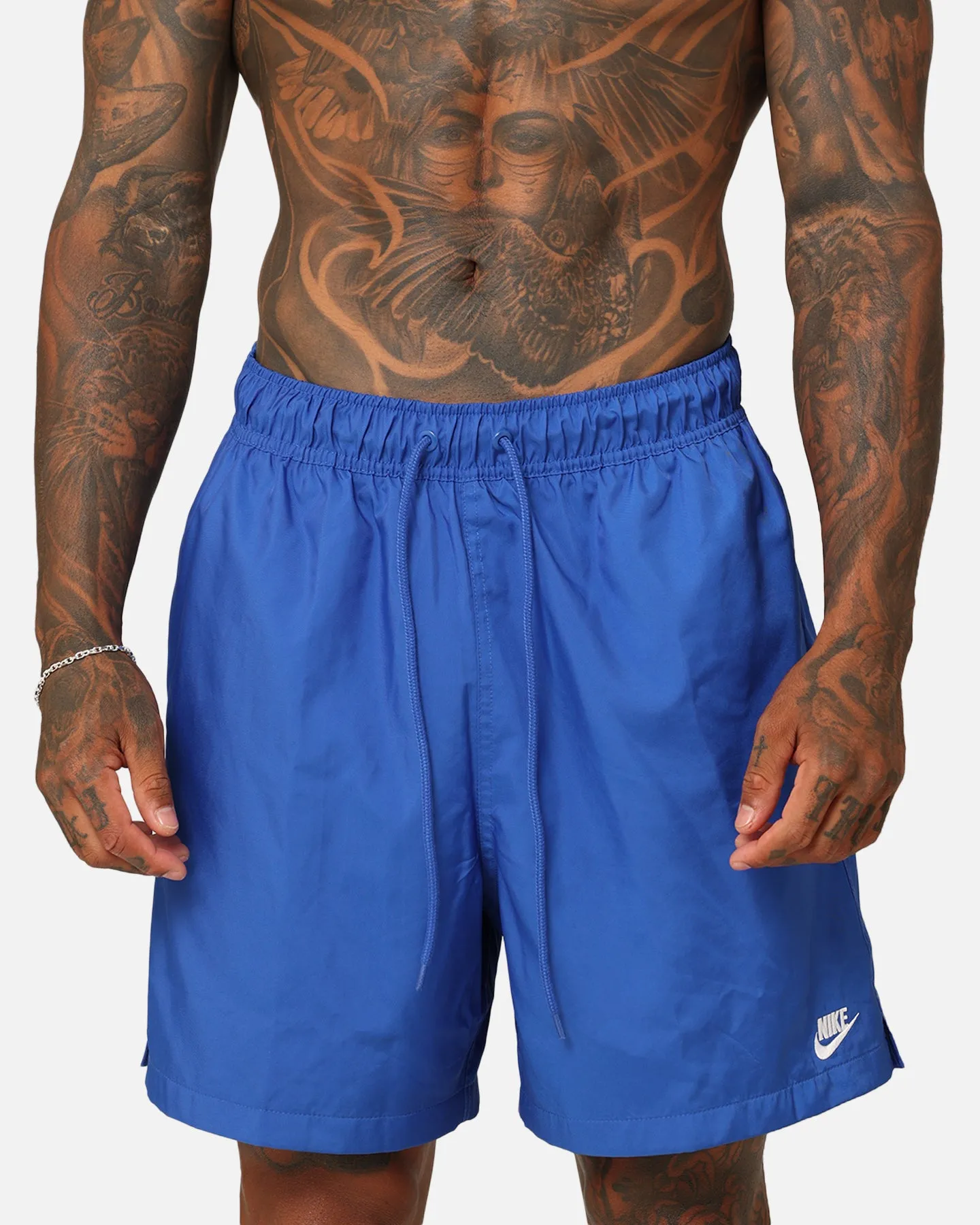 Nike Club Flow Shorts Game Royal/White