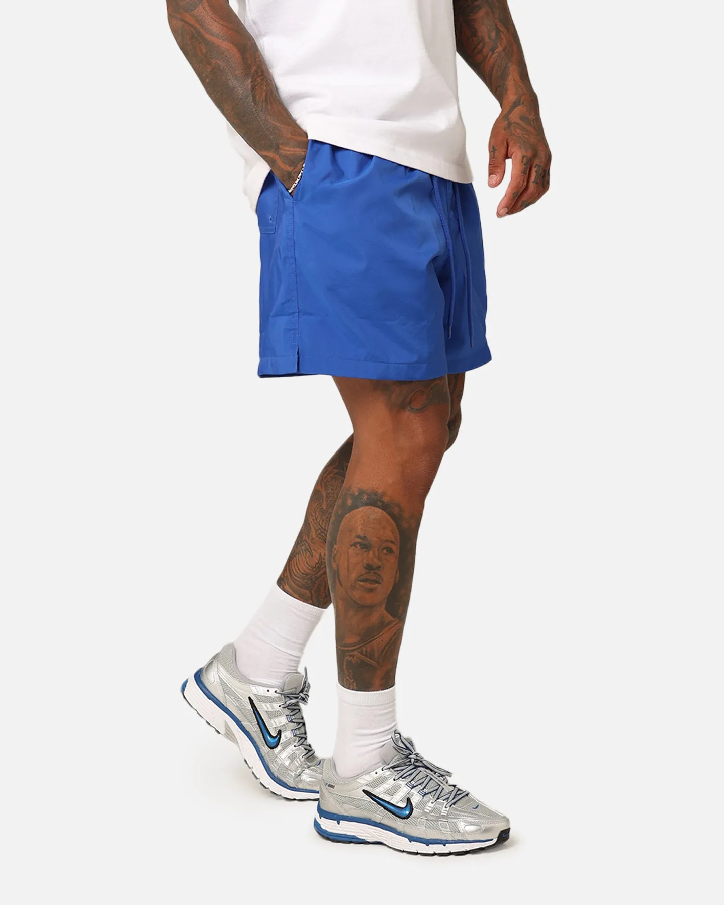 Nike Club Flow Shorts Game Royal/White