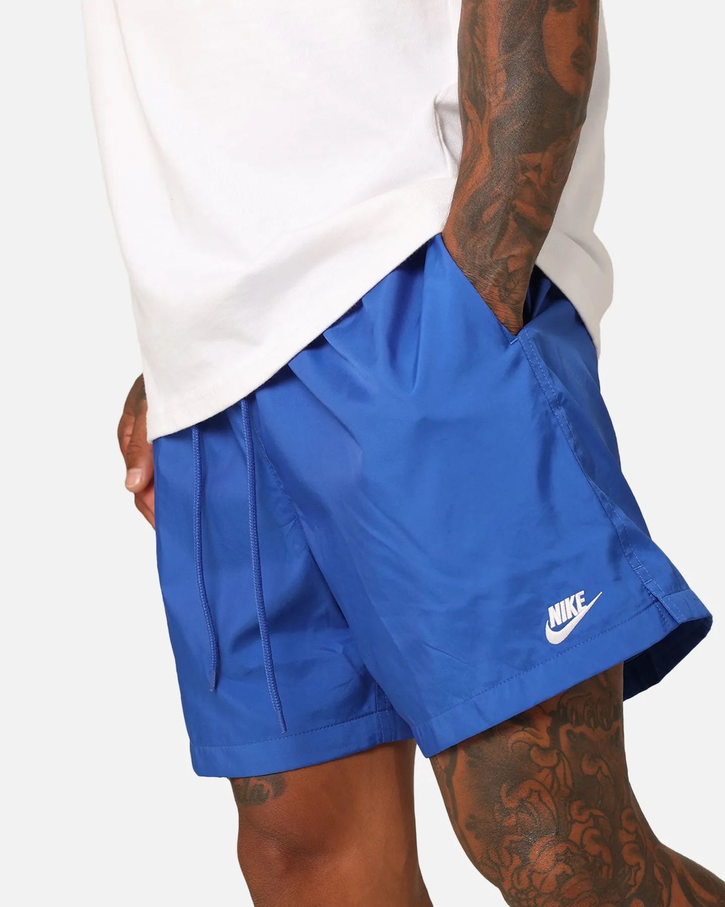 Nike Club Flow Shorts Game Royal/White