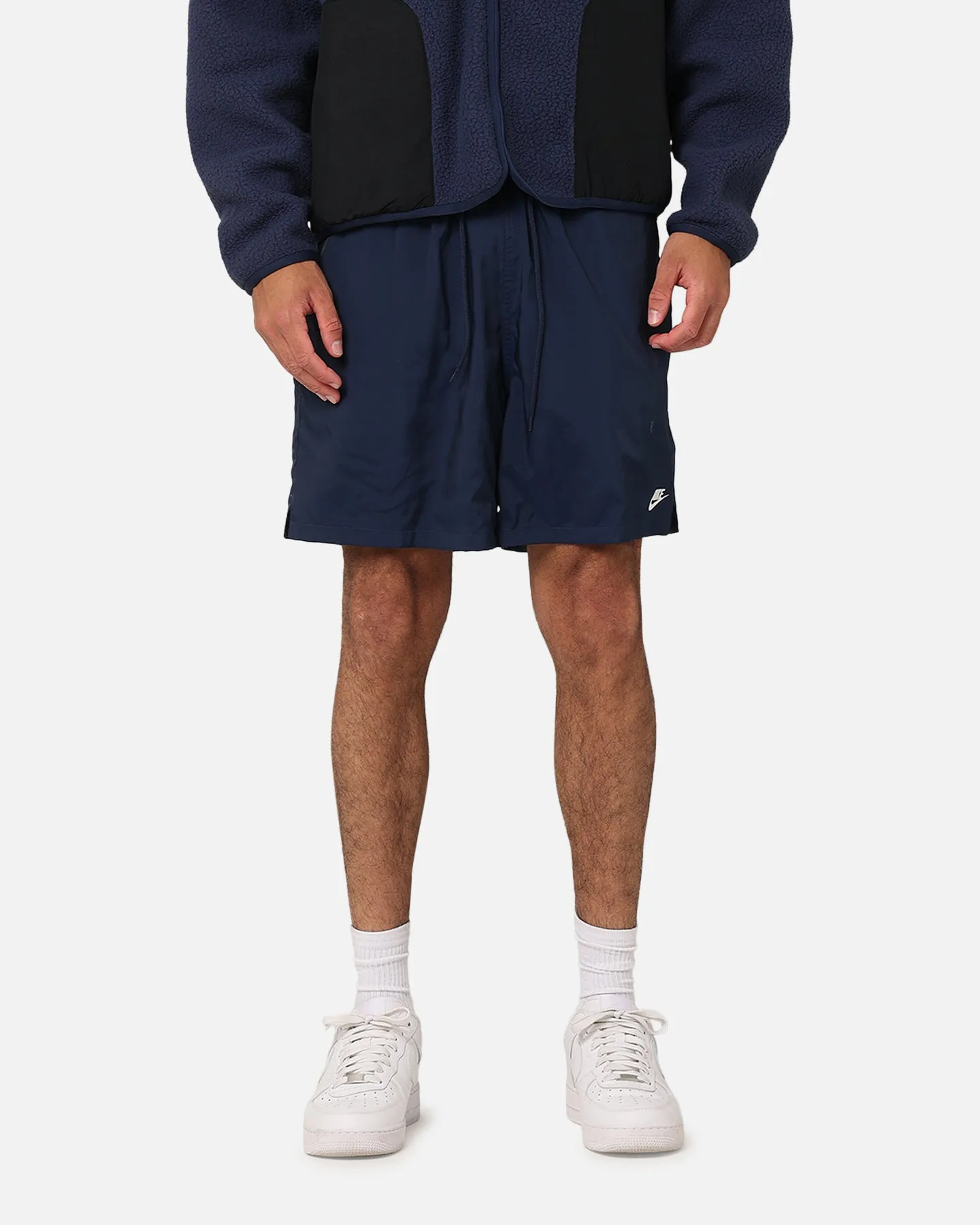 Nike Club Flow Shorts Midnight Navy/White