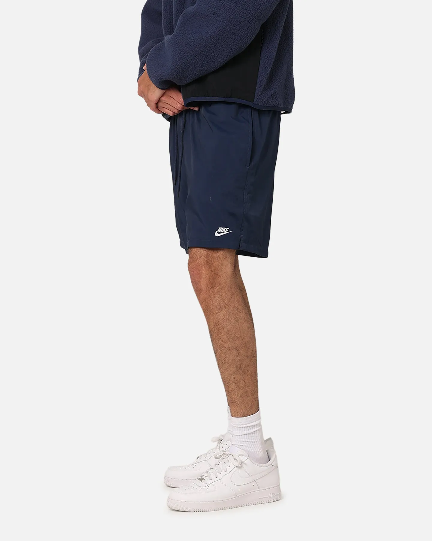 Nike Club Flow Shorts Midnight Navy/White