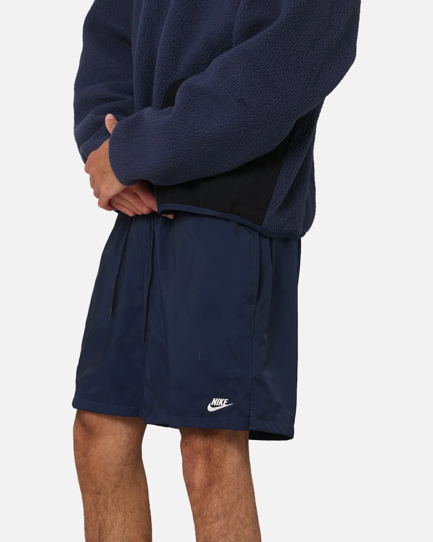 Nike Club Flow Shorts Midnight Navy/White