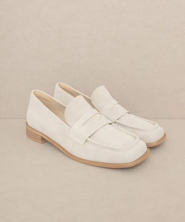 OASIS SOCIETY June - Square Toe Penny Loafers - Online Exclusive