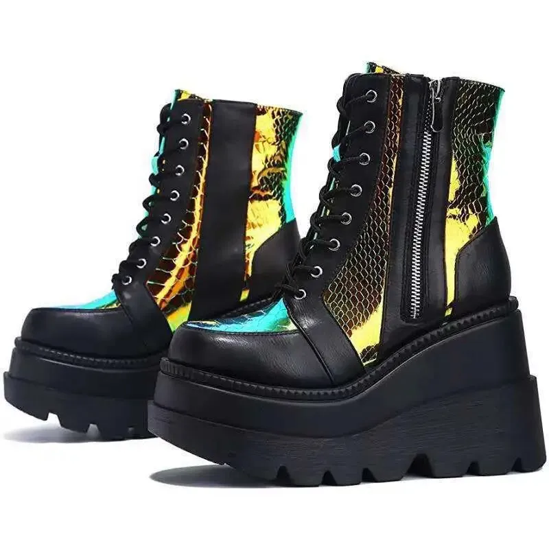 Roberta Glam Platform Boots