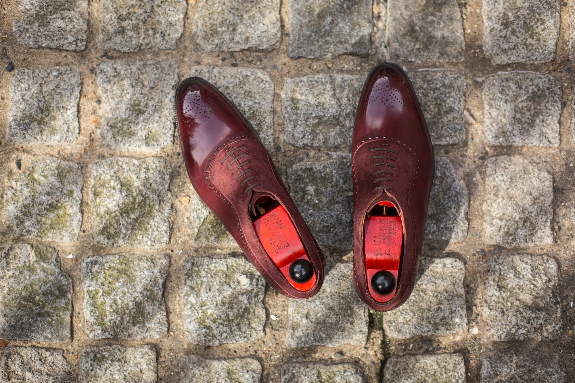 Roosevelt - MTO - Burgundy Calf / Burgundy Suede - NGT Last - Single Leather Sole