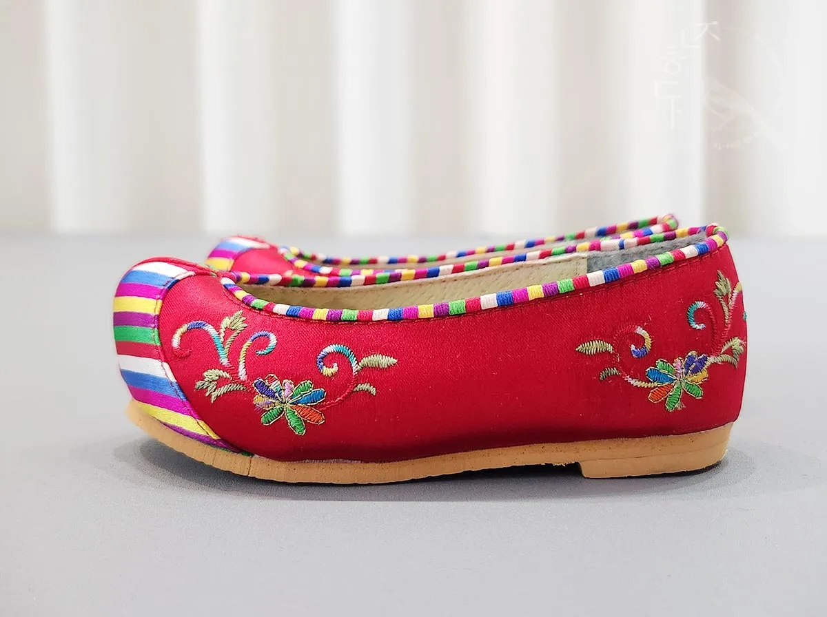 Saekdong Flower Baby Girl Hanbok Shoes