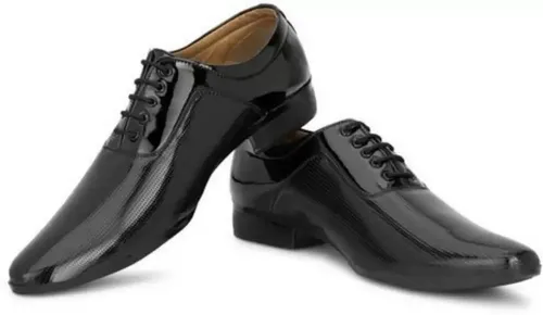 Sophisticated Black Dress Shoes for Men - Ideal for Parties and Casual Outings