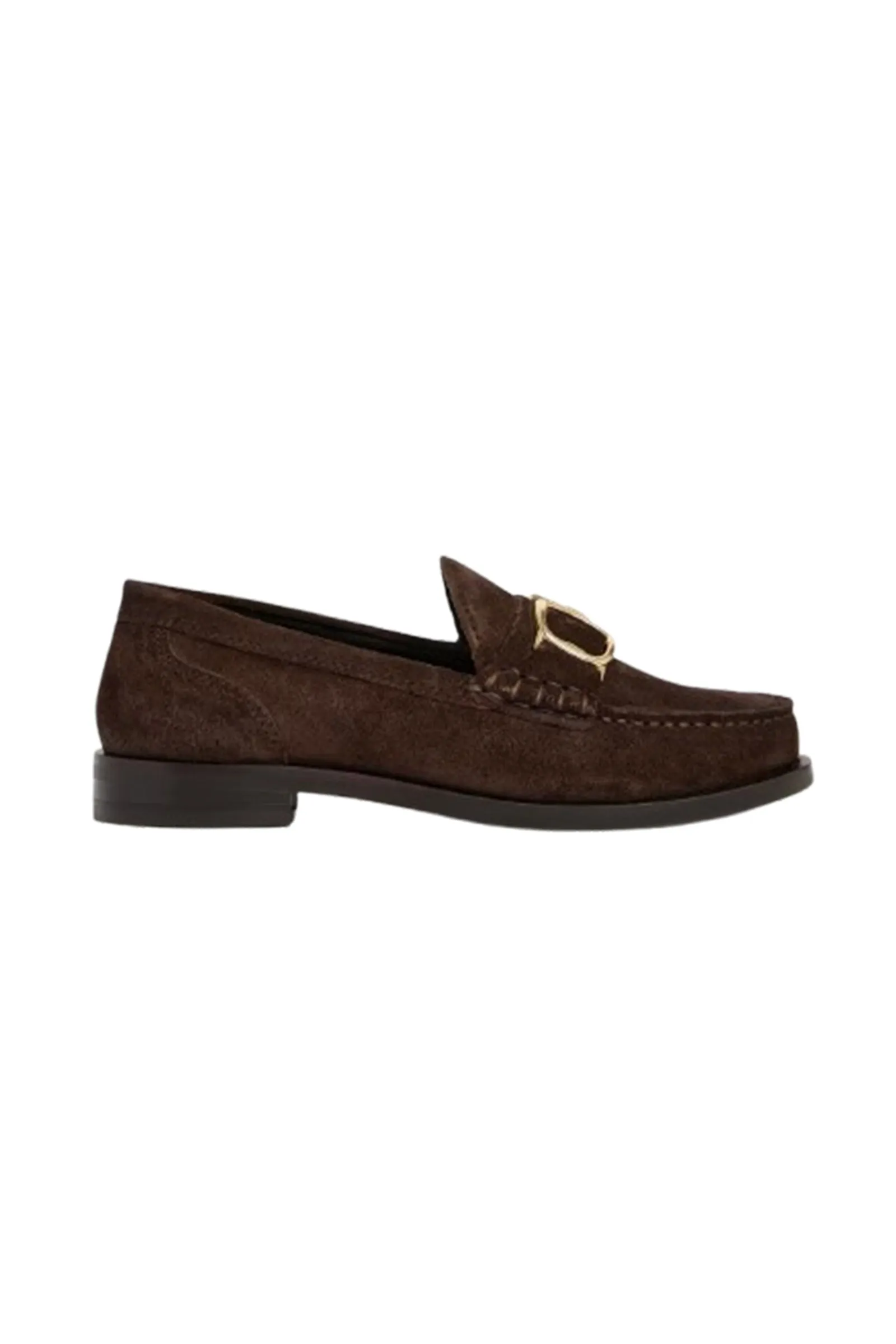 Suede Trim Loafers