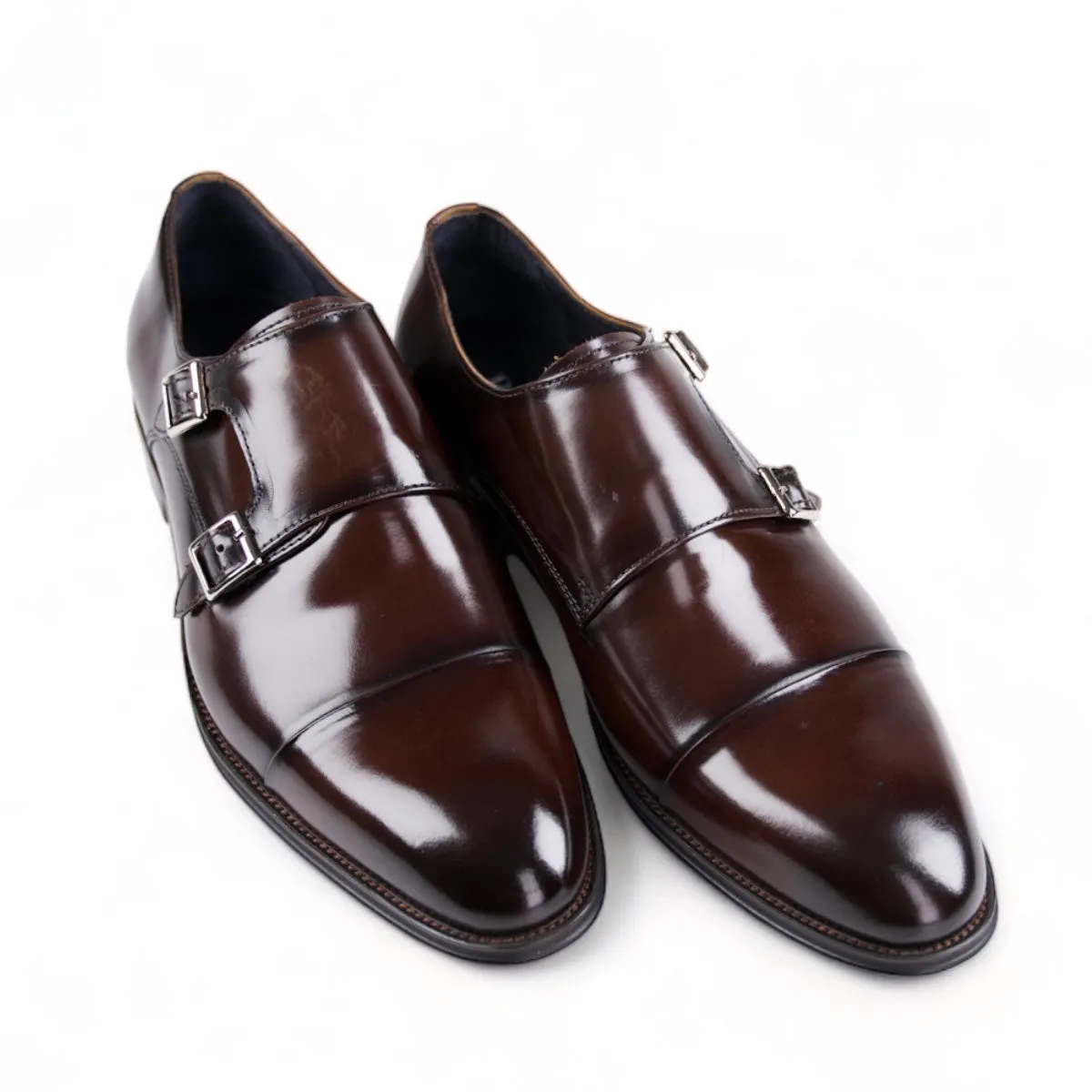 Verona Brown Monk Shoes