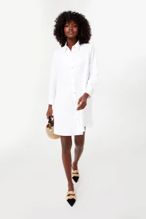 White Oxford Harris Shirt Dress