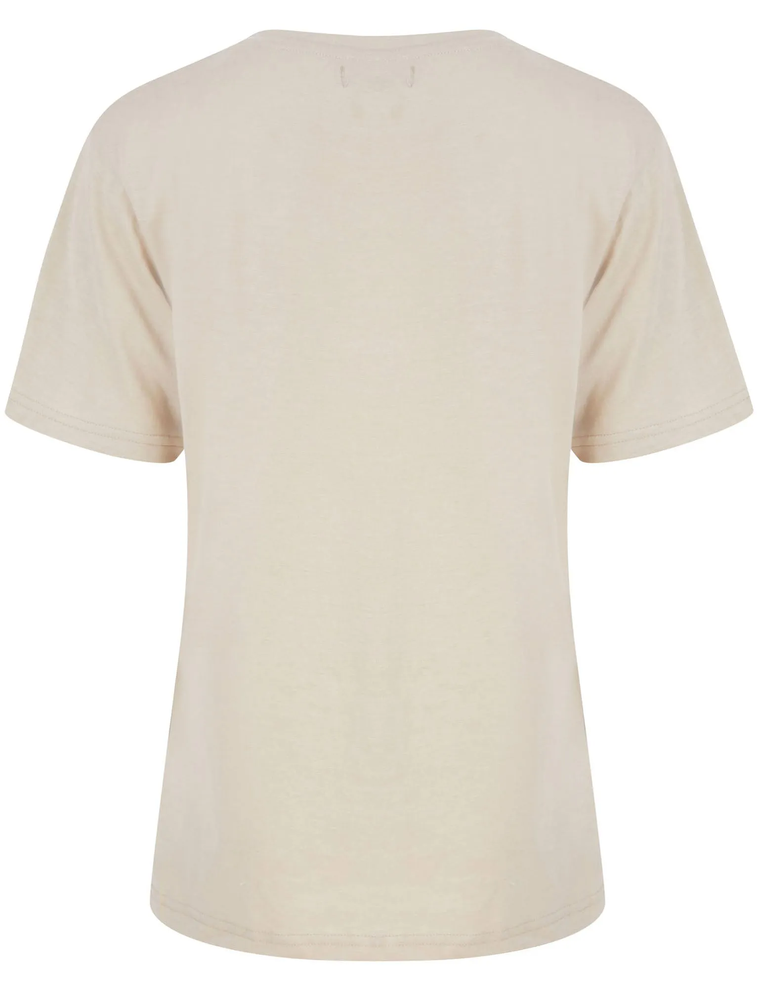 Wilder Floral Motif Cotton Jersey T-Shirt in Stone Marl - Weekend Vibes