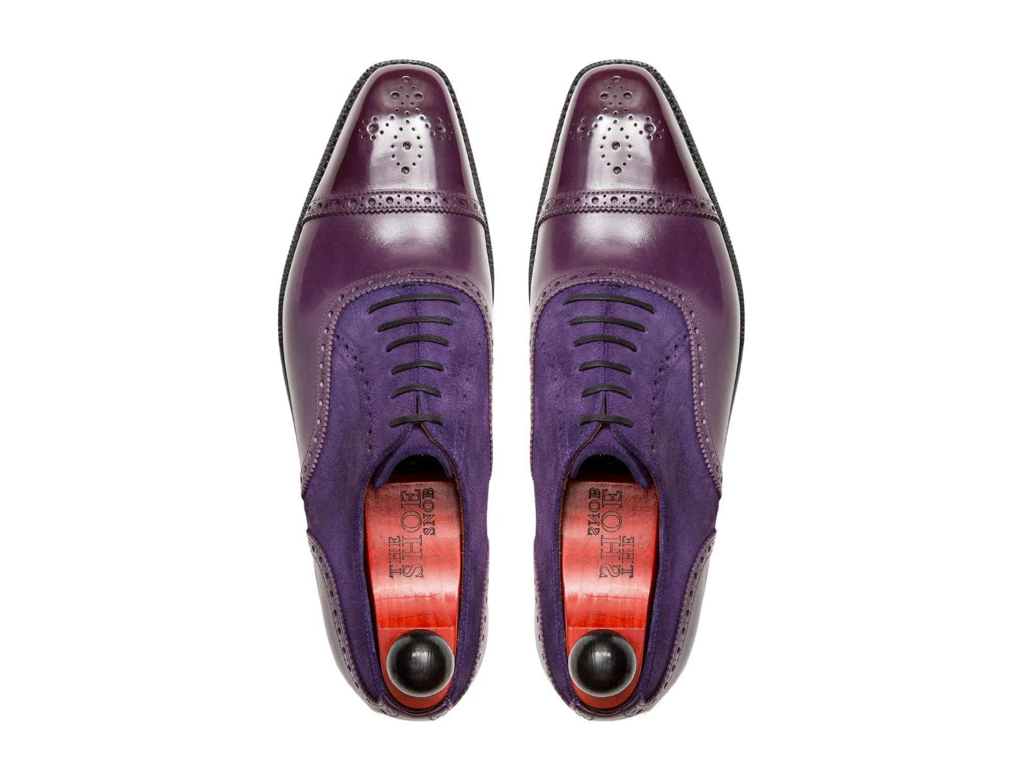 Windermere - MTO - Purple Calf / Purple Suede - LPB Last - Single Leather Sole